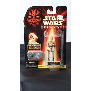1998 Star Wars Episode I Battle Droid with Blaster Rifle Action Figure